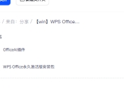 WPS Office永久激活版+AI助手插件+WPS PDF永久激活版