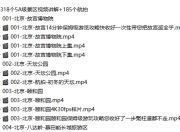 中国318个5A级景区视频讲解 +185个航拍