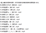 一堂上瘾的英语课：6000词频内拆解词根单词课视频 +讲义