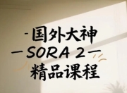 SORA2精品课程，国外大神手把手教你核心技术