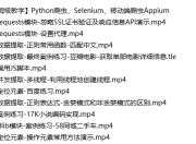 【保姆级教学】Python爬虫、Selenium、移动端爬虫Appium