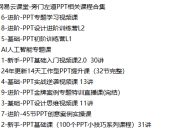 网易云课堂-旁门左道PPT相关课程合集