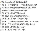 万有影力-AIGC人工智能全能实操课