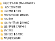 咸鱼销量前三的 生财有术1-9 2026最新