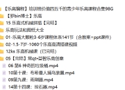 【乐高编程】培训班价值四五千的青少年乐高课程合集98G