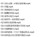 阿里P9的升职加薪课《向产品专家(P7)进阶》第7期 33节视频