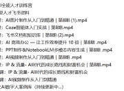 AI全能人才训练营：2周全面掌握AI，超越市面上80%的人，助力你成为AI全能型人才