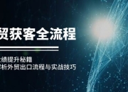 外贸获客全流程：外贸业绩提升秘籍：全面解析外贸出口流程与实战技巧