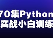 资源百科：470集Python全能实战小白训练营【12.9G】免费下载