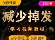 《减少掉发脱发技巧视频教程全套》