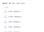 全套插件一键安装（AE,PS,PR...）