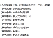 2025软考教程资料-计算机软考(初级、中级、高级）