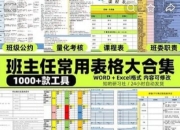 14.88一份的词汇表格,卖了4000多份! 【班主任常用表格】