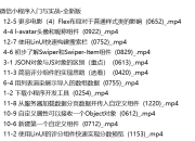 微信小程序入门与实战（全新版） 超20000人学习的好课