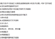 价值2万的烧烤小吃配方合集，整整32套，都是从国内知名大厨那边搞来的