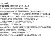 全网付费文章 - 大佬文集圈 学习先锋 精选研报 5月16日更新