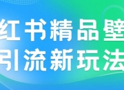 2024蓝海赛道，小红书精品壁纸引流新玩法，小白轻松日入300+